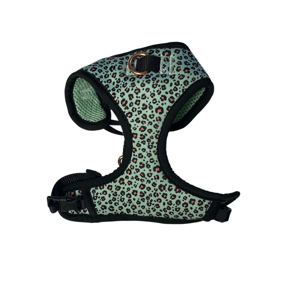 Top Paw Green Animal Print Dog Harness Size X-Small